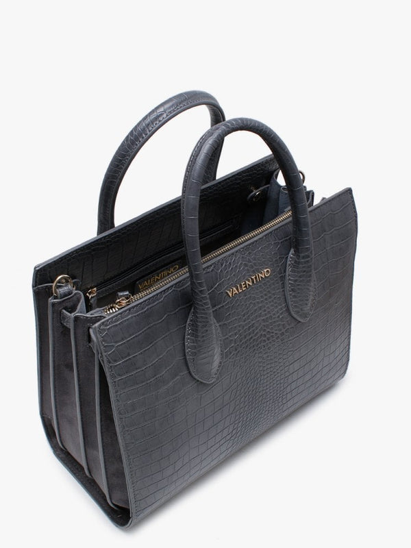 Summer Memento Grey Moc Croc Tote Bag