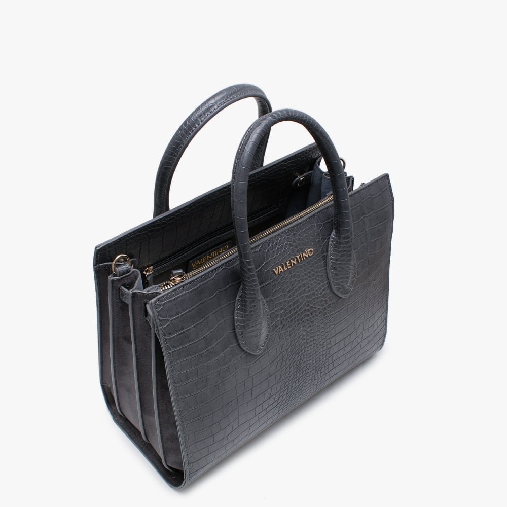 Summer Memento Grey Moc Croc Tote Bag