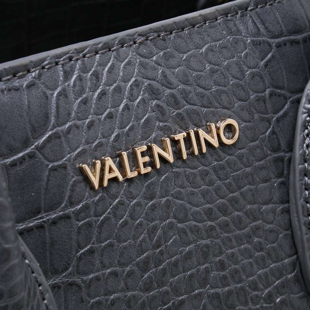 Summer Memento Grey Moc Croc Tote Bag