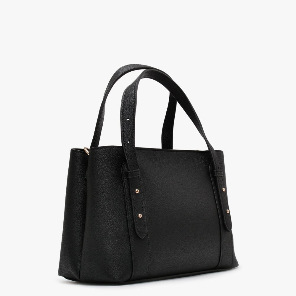Alma Pattina Black Shopper Bag