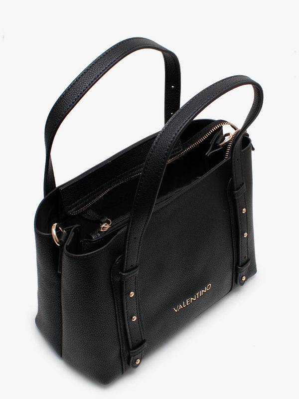 Alma Pattina Black Shopper Bag
