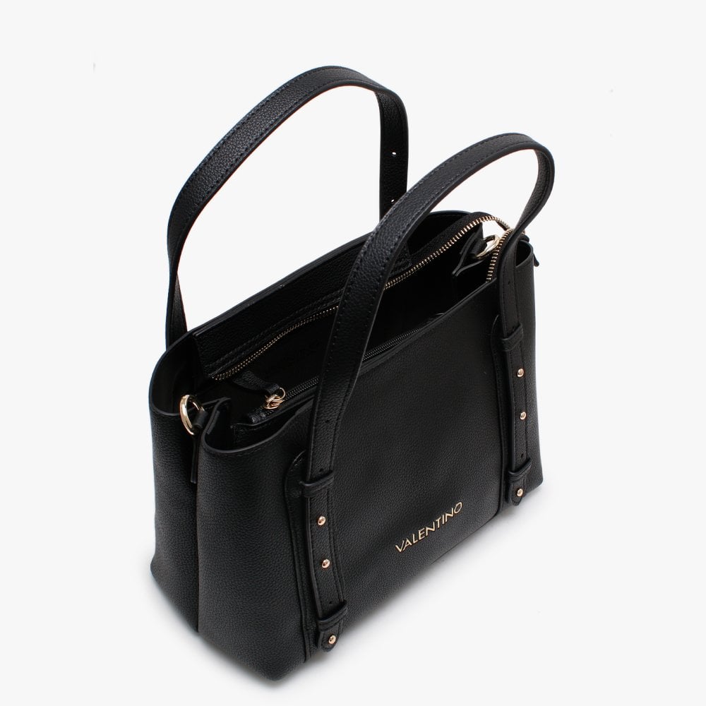 Alma Pattina Black Shopper Bag