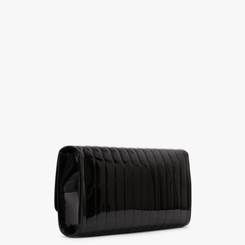 Bongo Black Patent Pochette Bag