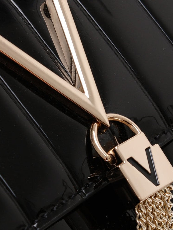 Bongo Black Patent Pochette Bag
