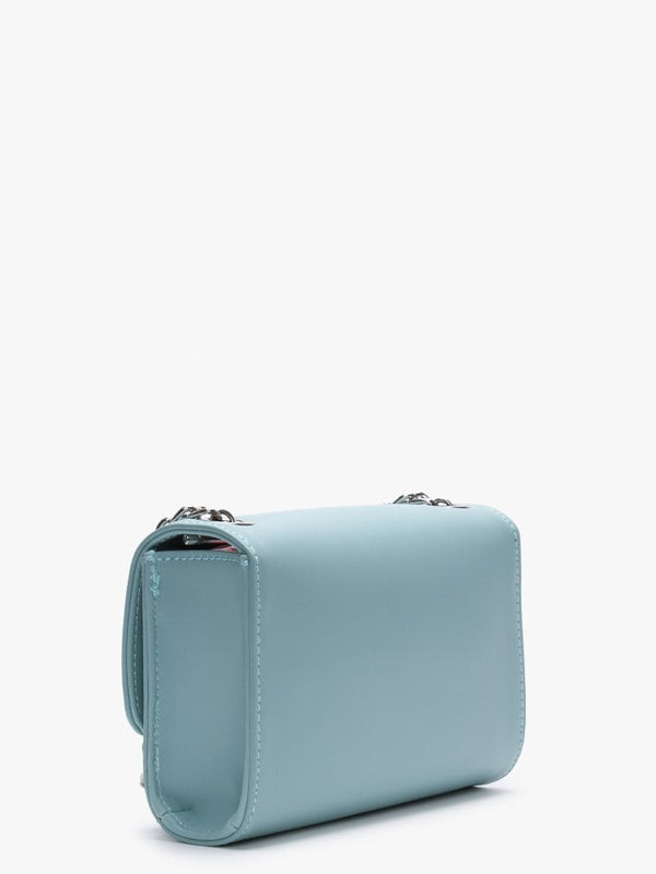 Ranma Turquoise Diamante Embellished Shoulder Bag