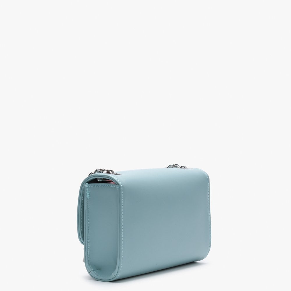 Ranma Turquoise Diamante Embellished Shoulder Bag