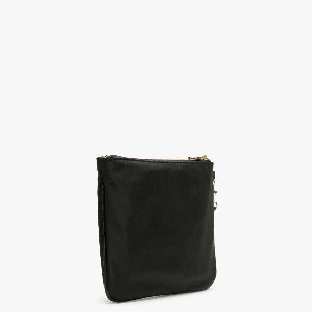Did I Say 90s Black Top Zip Wristlet Pouch