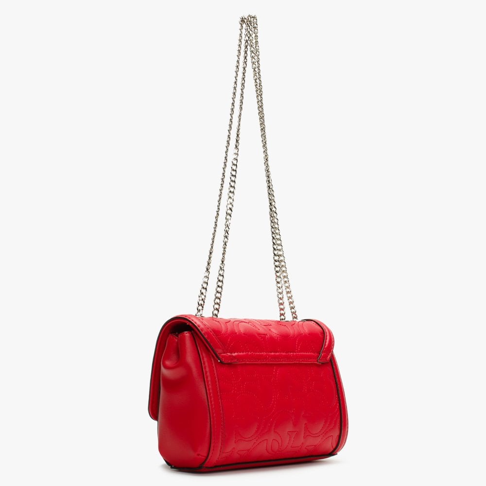 Mini New Wave Red Convertible Cross-Body Bag