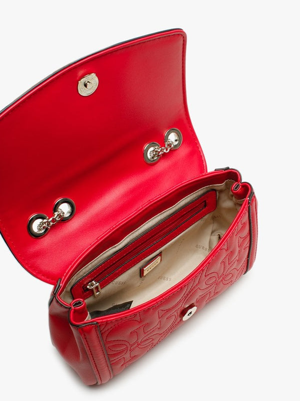 Mini New Wave Red Convertible Cross-Body Bag