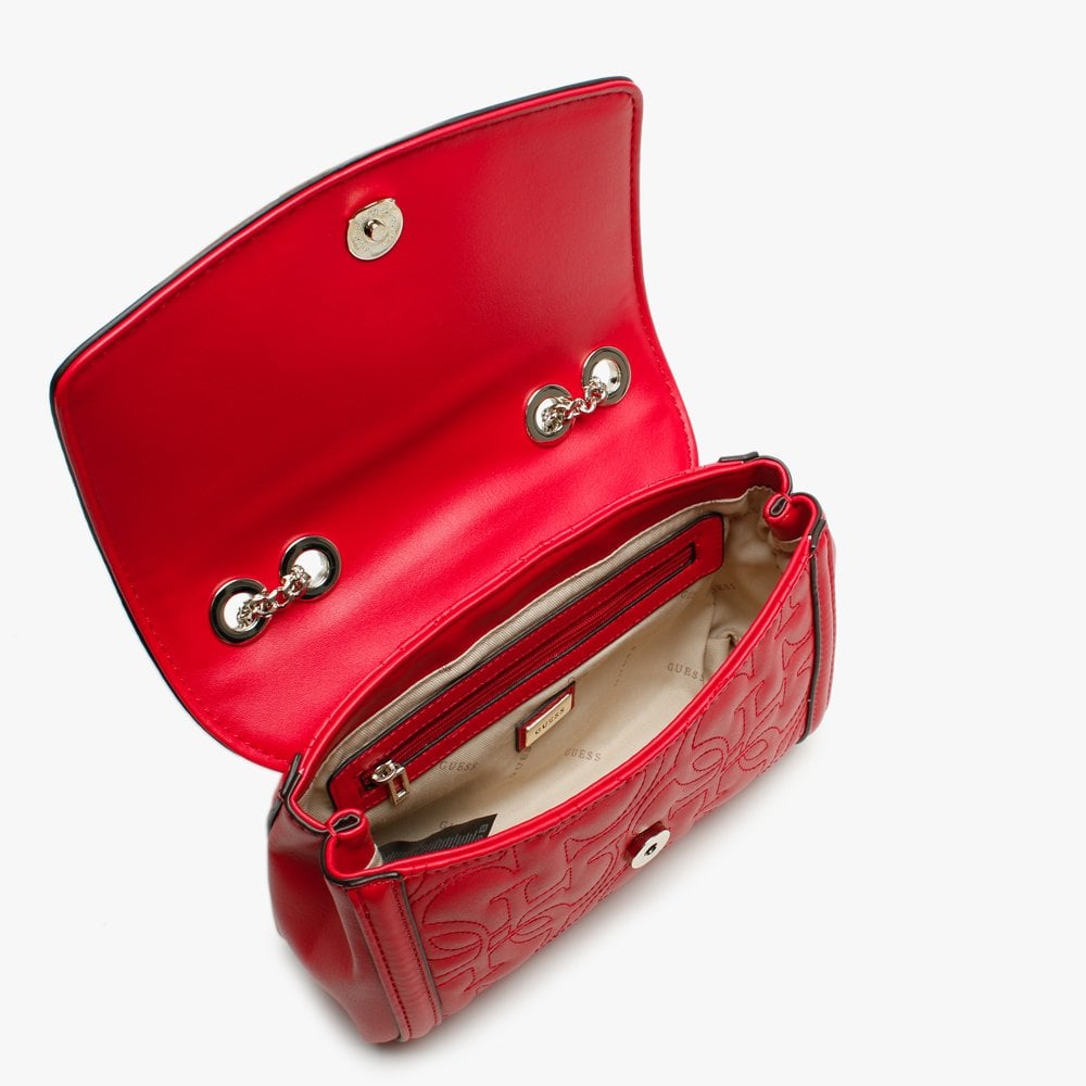 Mini New Wave Red Convertible Cross-Body Bag
