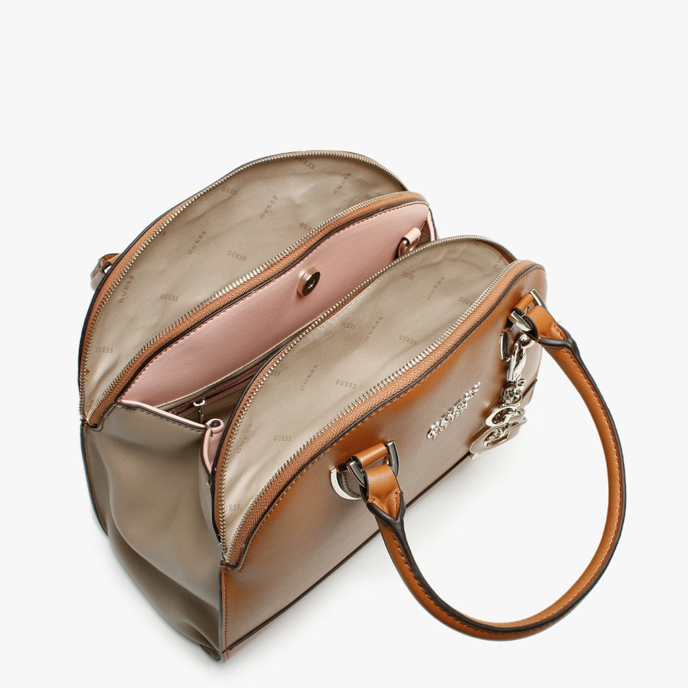 Sherol Cali Cognac Multi Satchel Bag