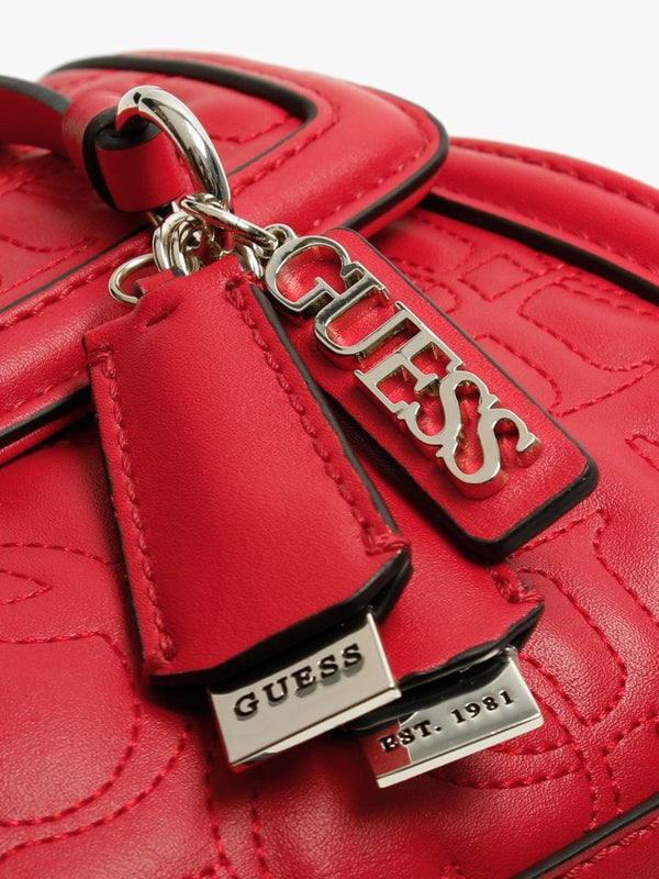New Wave Top Handle Red Cross-Body Bag