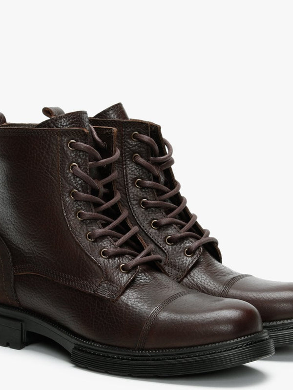 Sumble Brown Tumbled Leather Work Boots