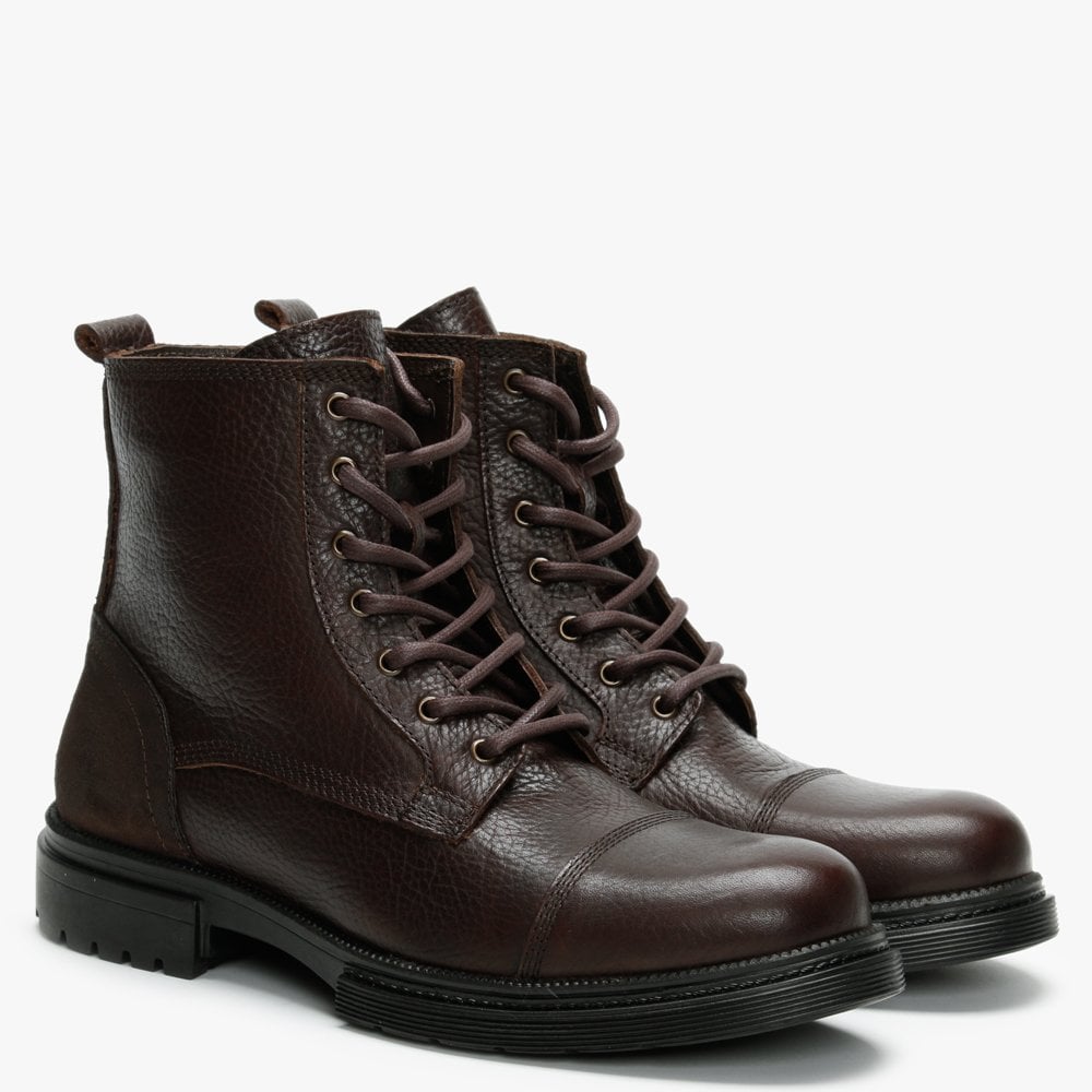 Sumble Brown Tumbled Leather Work Boots