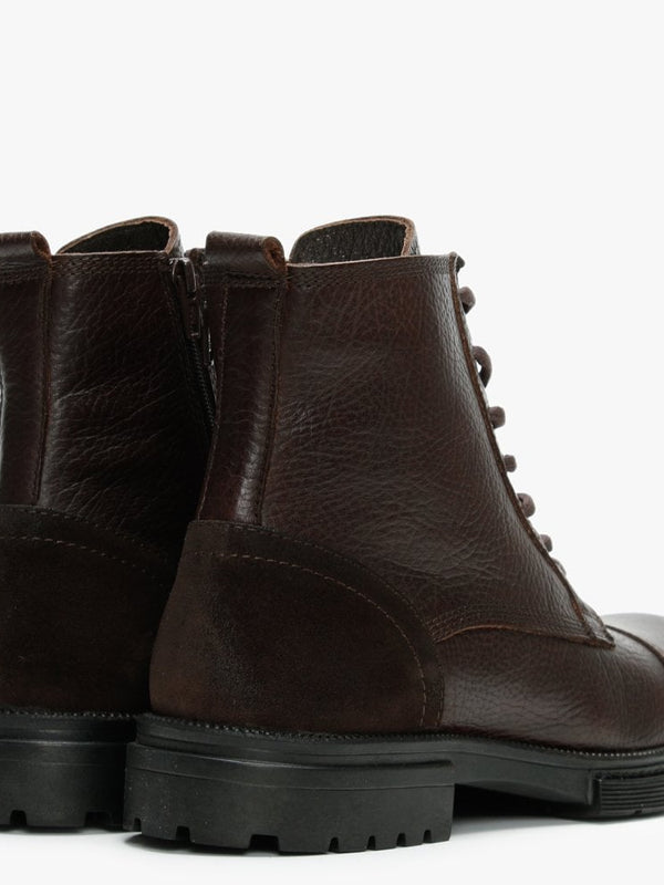 Sumble Brown Tumbled Leather Work Boots