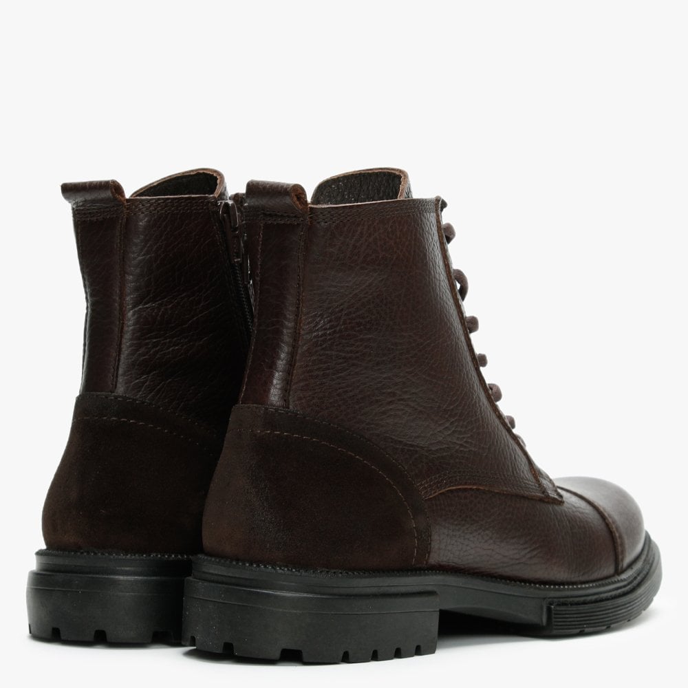 Sumble Brown Tumbled Leather Work Boots