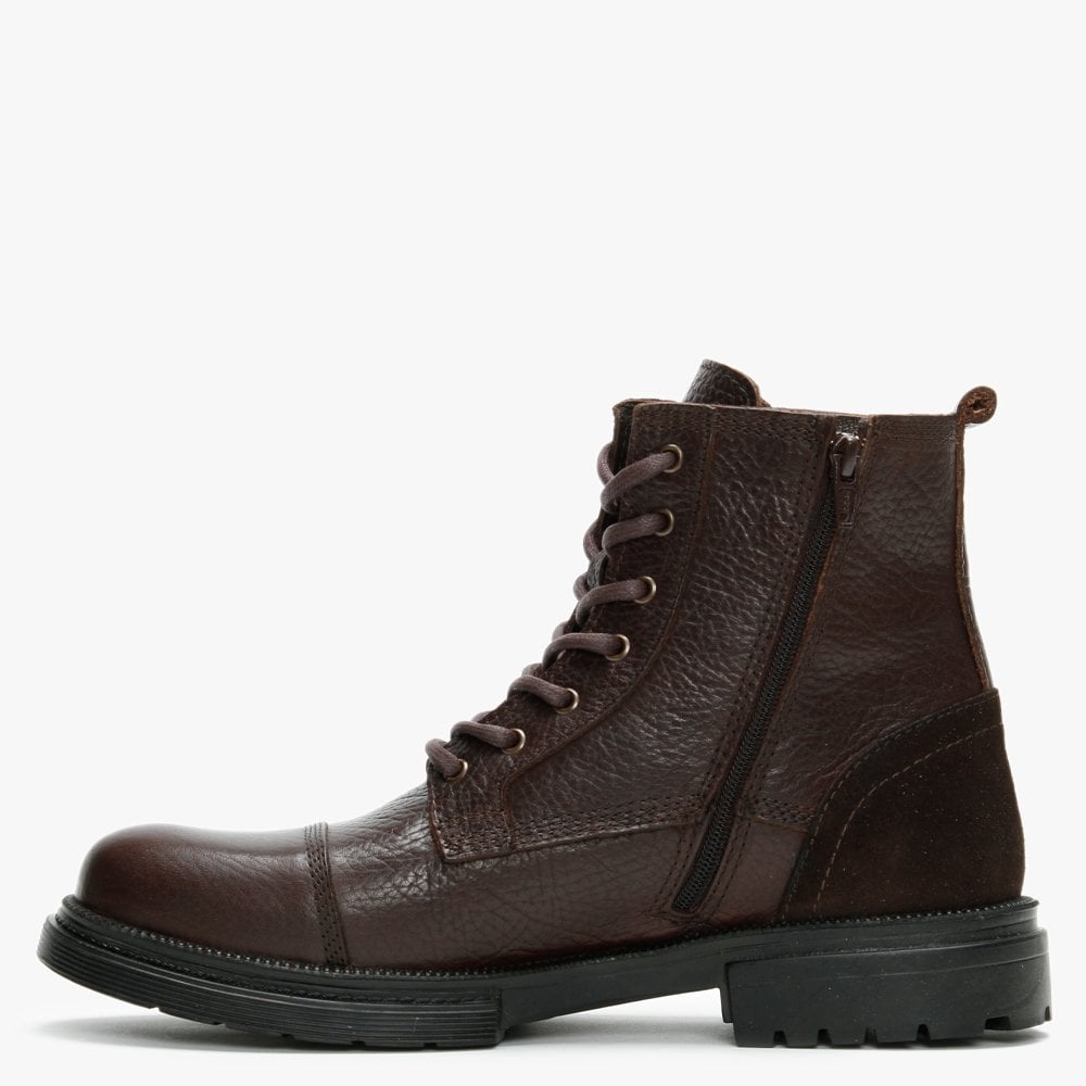 Sumble Brown Tumbled Leather Work Boots