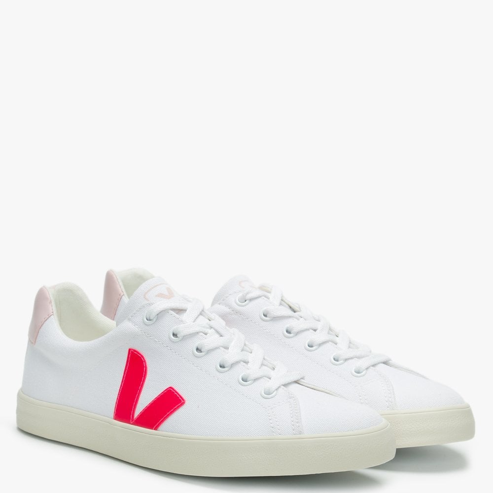 Esplar SE White Rose Fluo Cotton Trainers