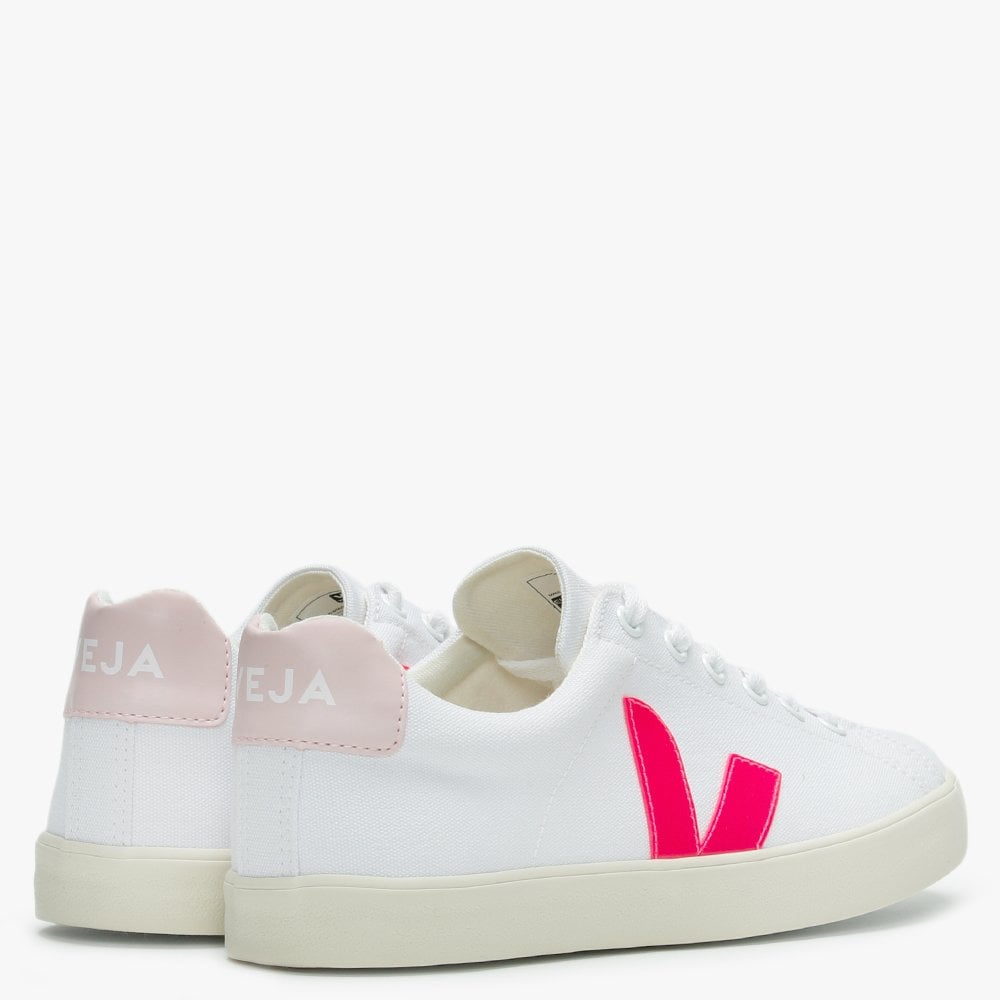 Esplar SE White Rose Fluo Cotton Trainers