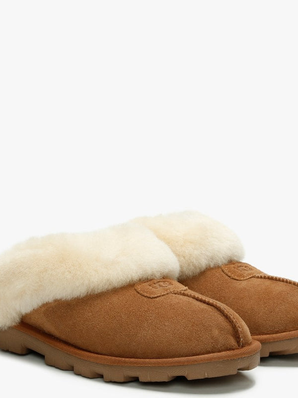 Coquette Chestnut Slippers
