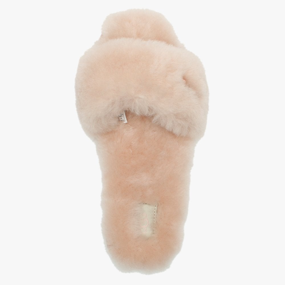 Fluff Slide Quartz Sheepskin Slippers
