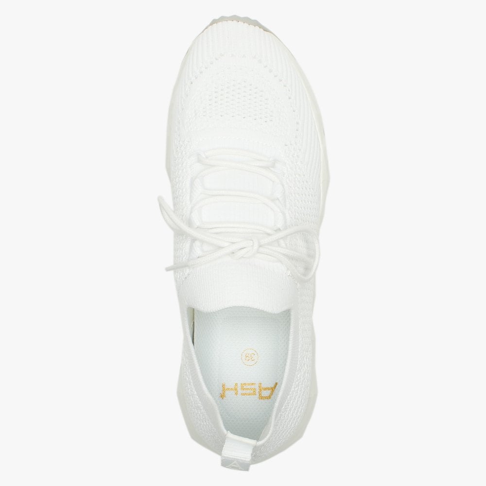 Skate Off White Knitted Trainers