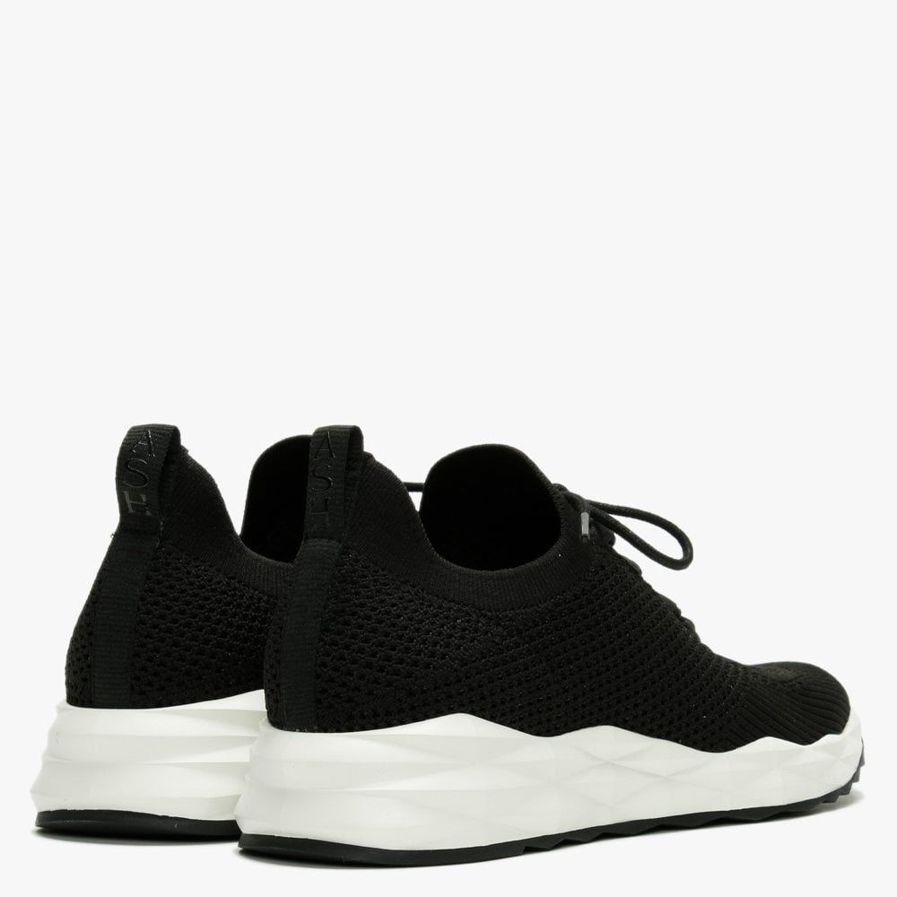 Skate Black Knitted Trainers