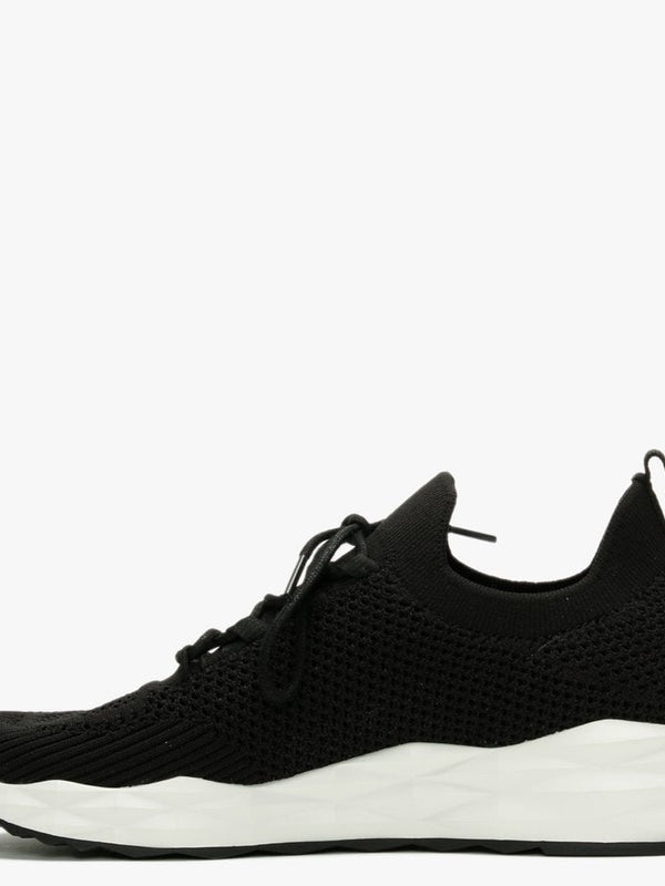 Skate Black Knitted Trainers