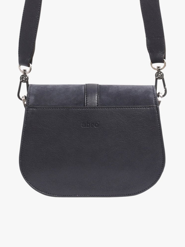 Saga Blue Suede Saddle Bag