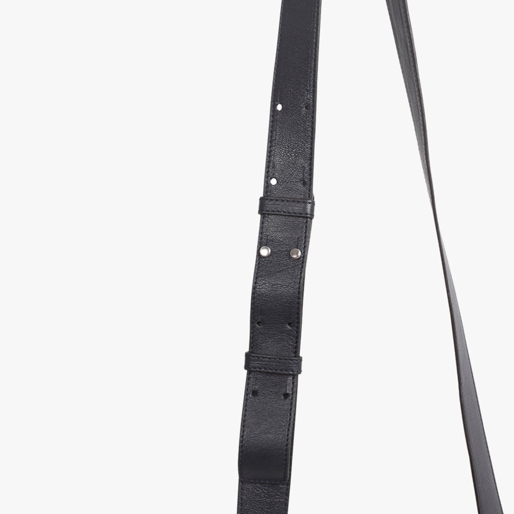 Saga Blue Suede Saddle Bag