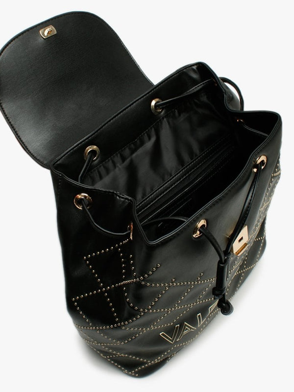 Mandolino Black Quilted Backpack