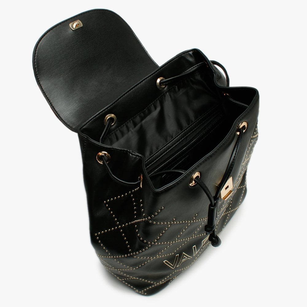 Mandolino Black Quilted Backpack