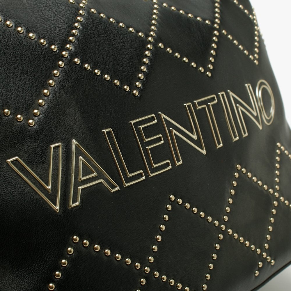 Mandolino Black Quilted Backpack