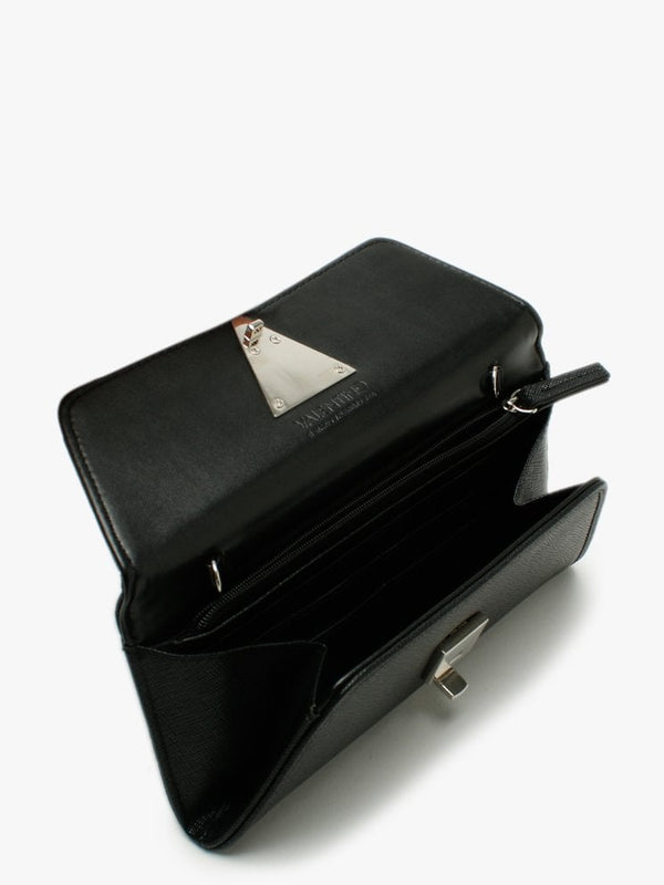 Small Flash Black Wallet On A Chain