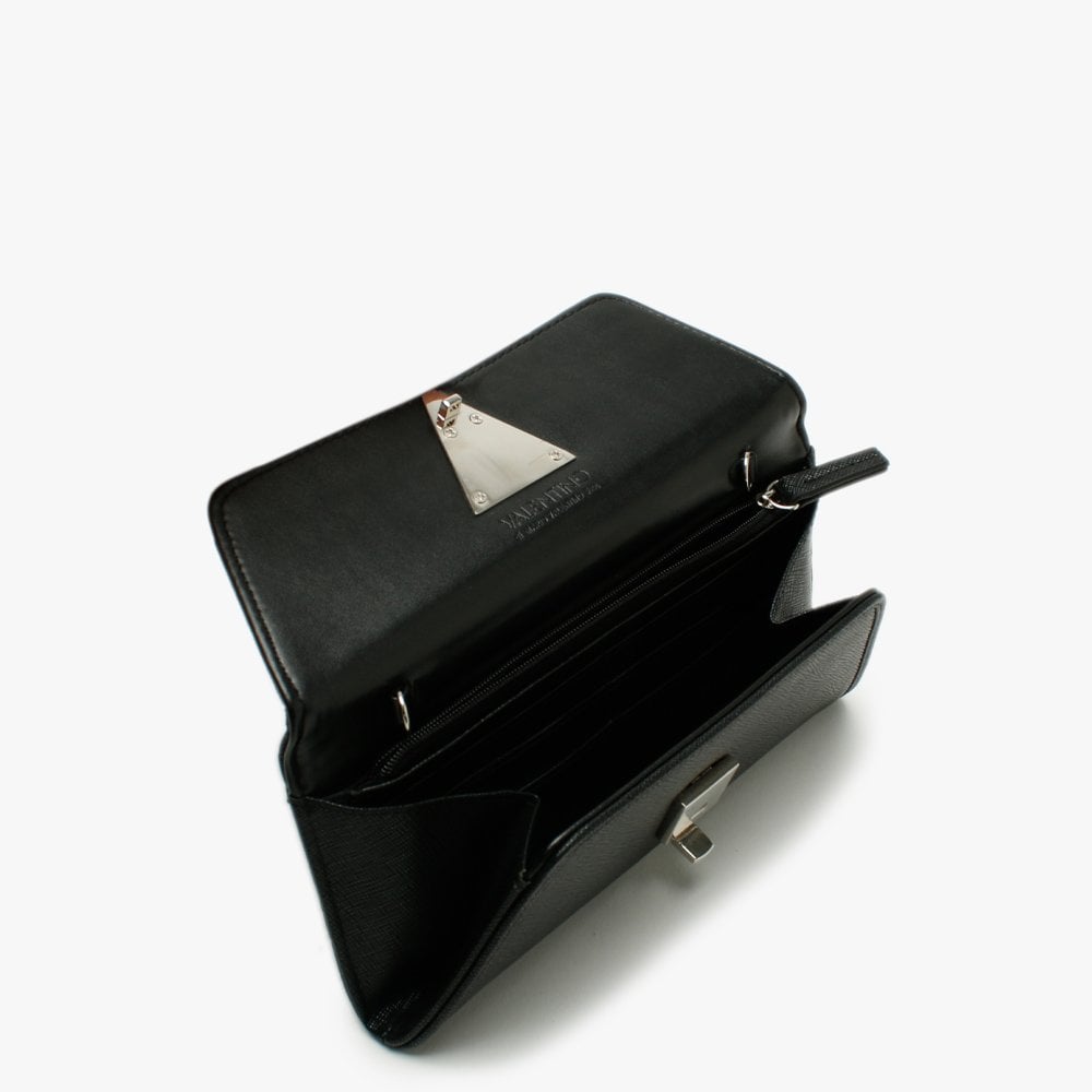 Small Flash Black Wallet On A Chain