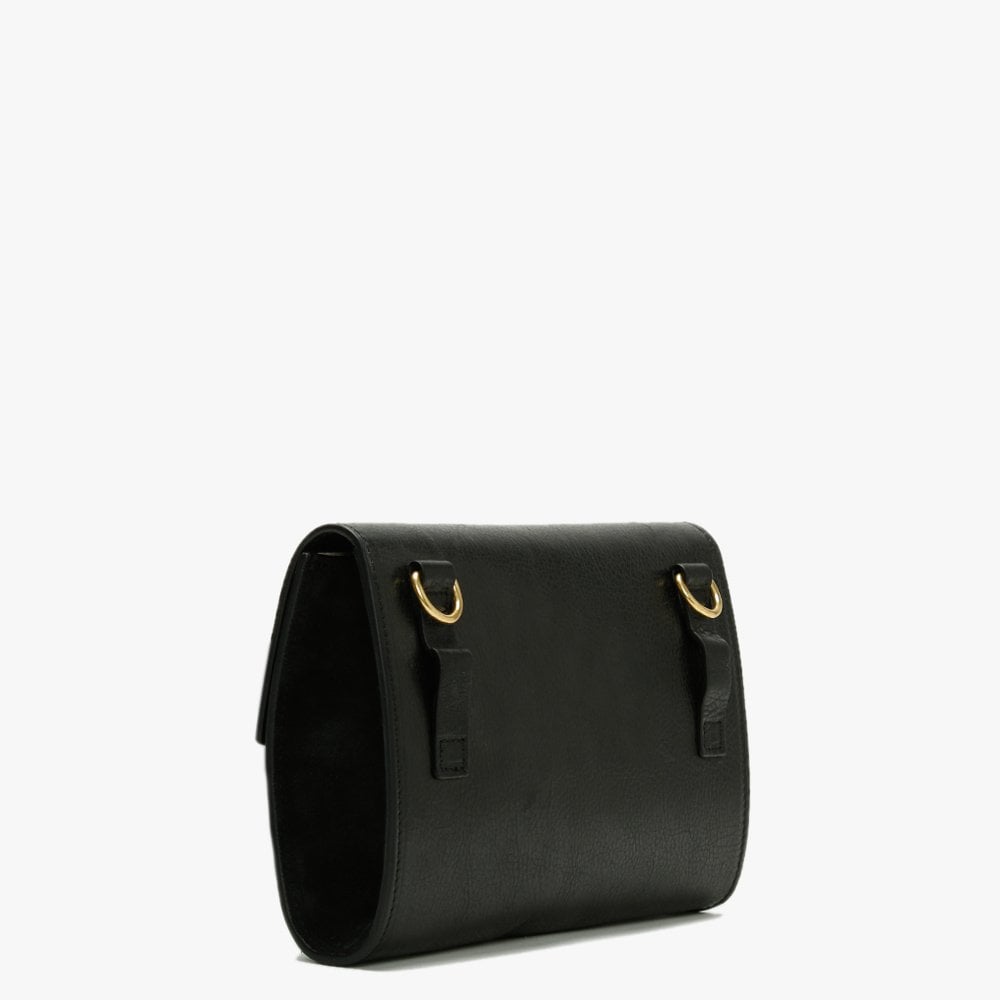 Vostok Black Leather Belt Bag