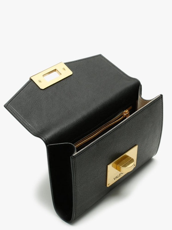 Vostok Black Leather Belt Bag