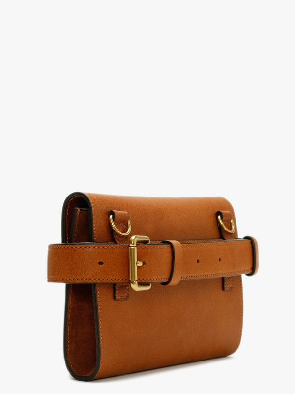 Vostok Tan Leather Belt Bag