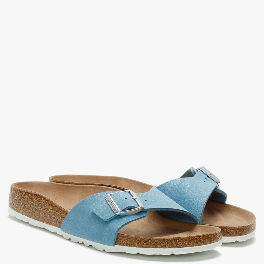 Vegan Madrid Brushed Dove Birko-Flor Mules