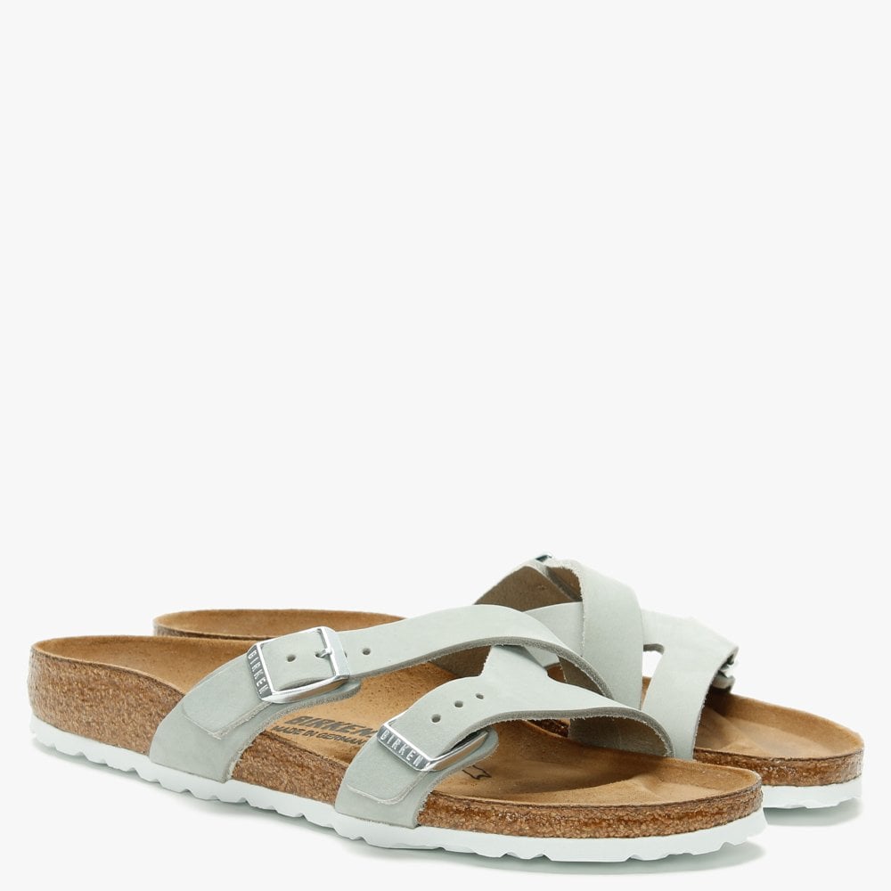 Yao Balance Mineral Birko-Flor Cross Strap Mules
