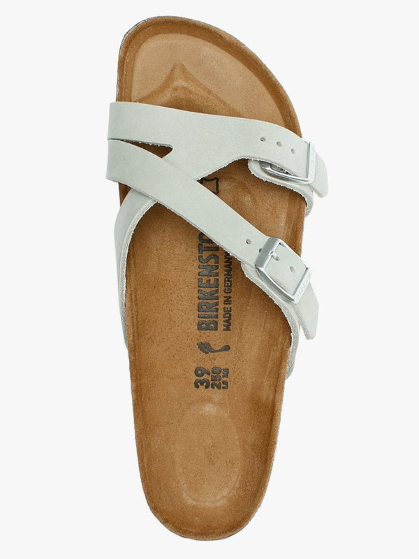 Yao Balance Mineral Birko-Flor Cross Strap Mules