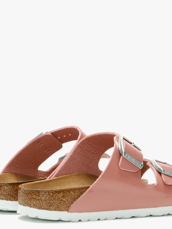 Arizona Birko-Flor Patent Old Rose Mules