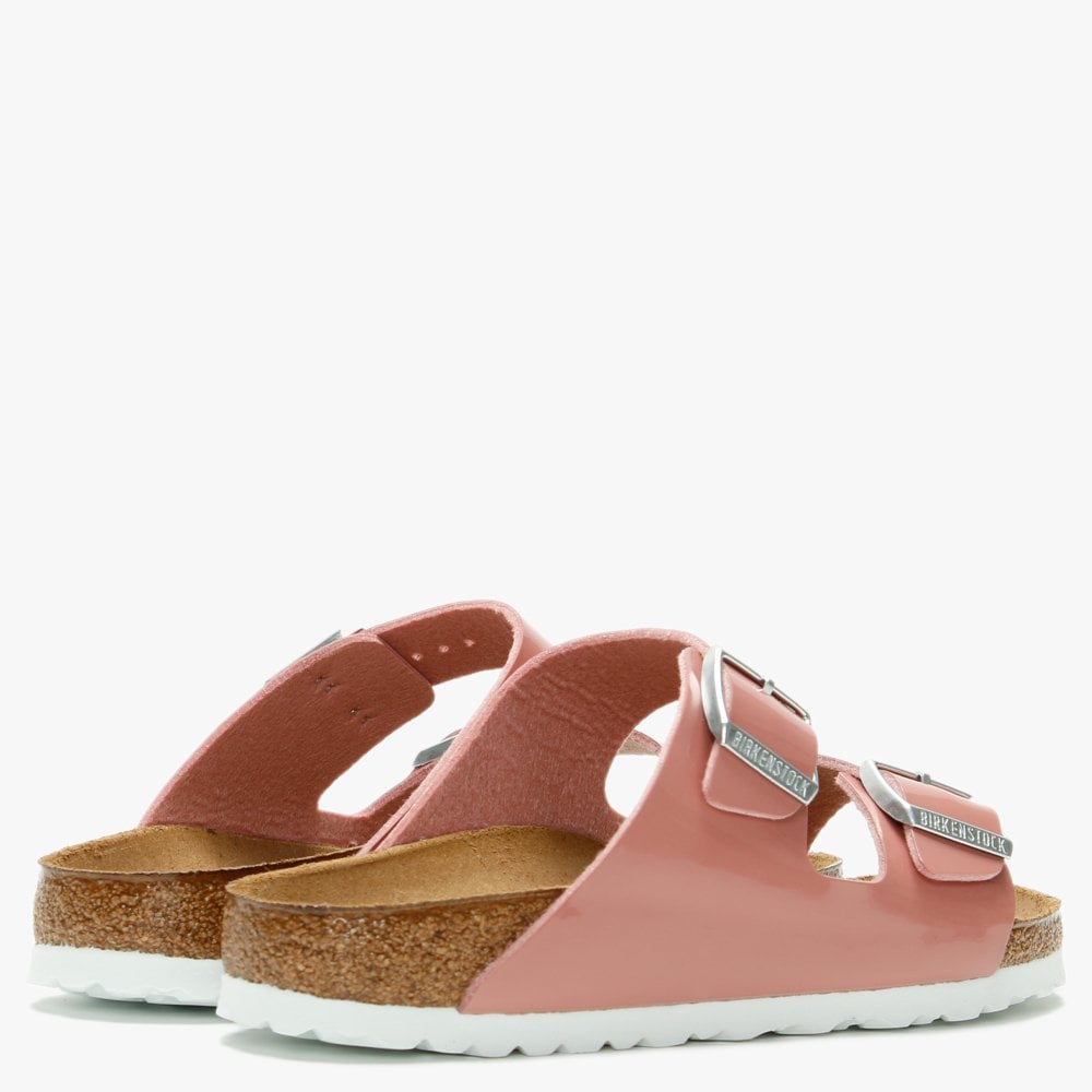 Arizona Birko-Flor Patent Old Rose Mules