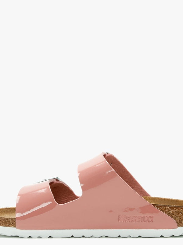 Arizona Birko-Flor Patent Old Rose Mules