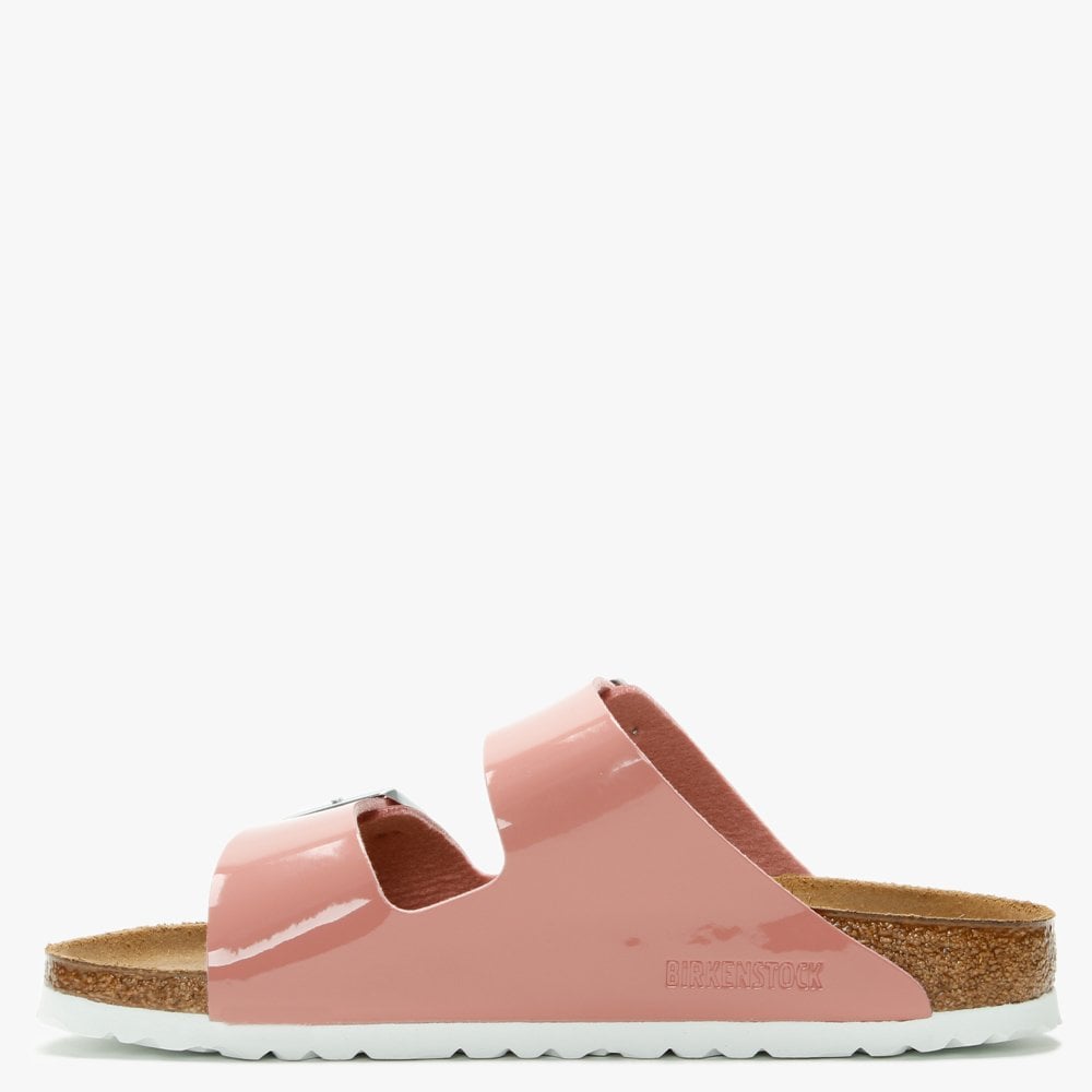 Arizona Birko-Flor Patent Old Rose Mules