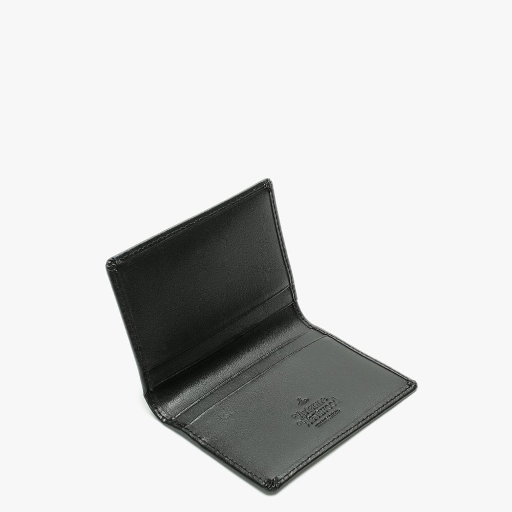 Small Anna Black Leather Card Holder