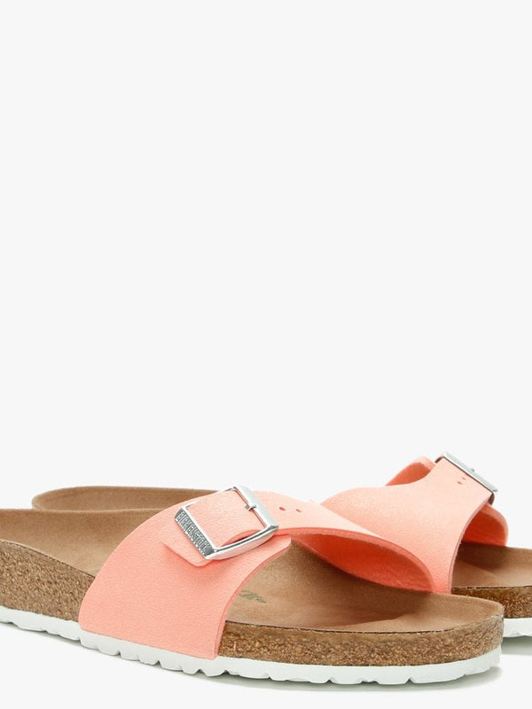 Madrid Brushed Flamingo Birko-Flor Mules