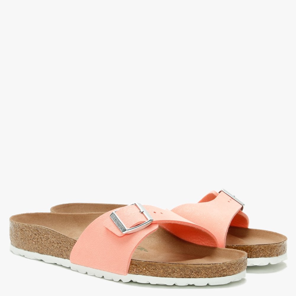 Madrid Brushed Flamingo Birko-Flor Mules