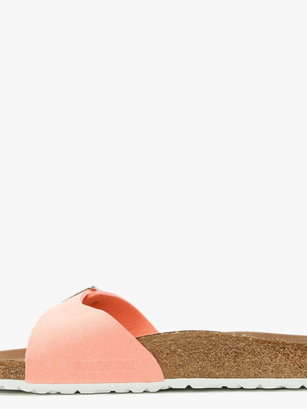 Madrid Brushed Flamingo Birko-Flor Mules