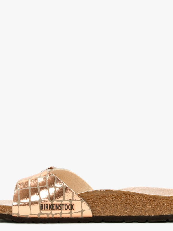 Madrid Gator Gleam Copper Mules